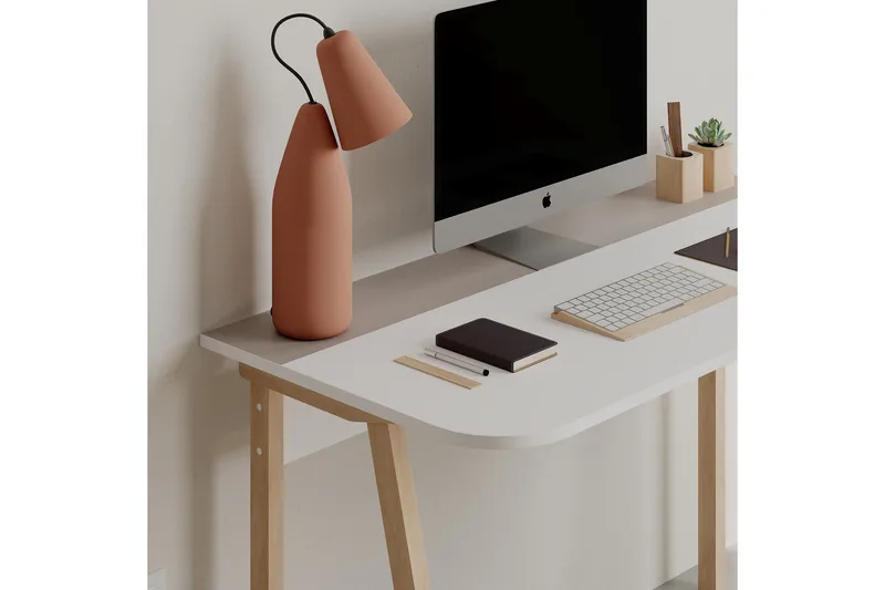 Dasina Skrivbord 120x75x120 cm - Ljusbrun - Möbler - Bord & matgrupp - Kontorsbord - Skrivbord