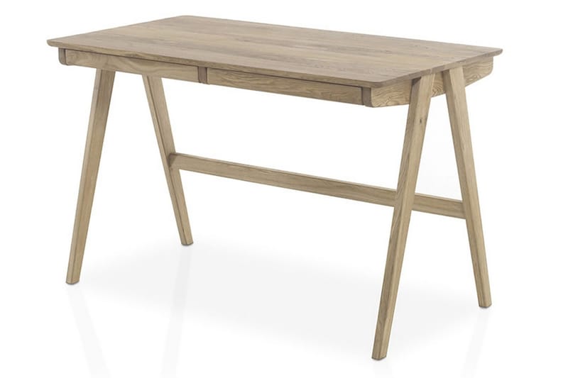 Delia Skrivbord 120 cm med Förvaring 2 Lådor - Massiv Ek - Möbler - Bord & matgrupp - Kontorsbord - Skrivbord