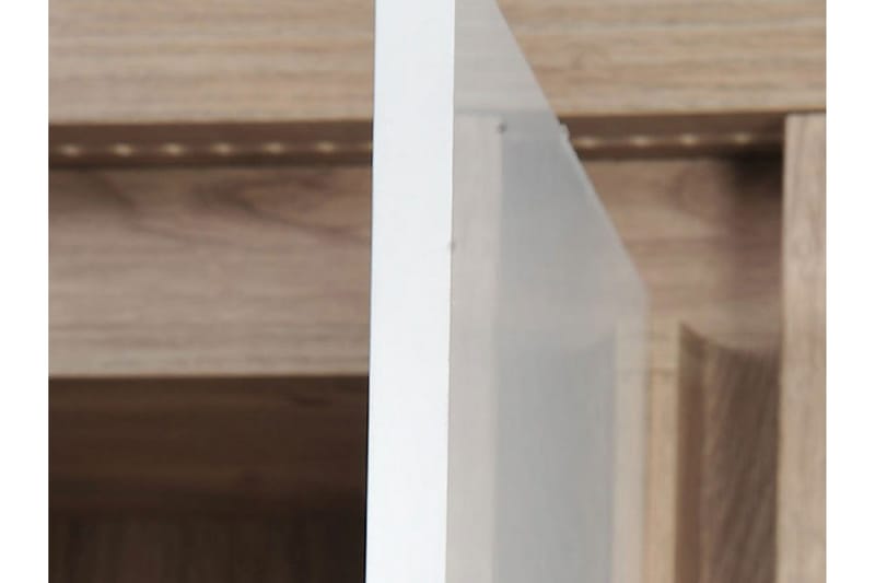 Domardon Skrivbord 130 cm med Förvaring 2 Skåp - Trä/Vit - Möbler - Bord & matgrupp - Kontorsbord - Skrivbord