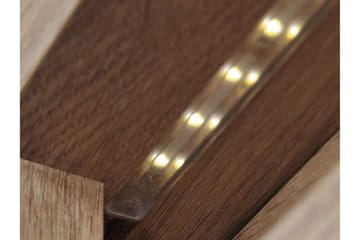 Domardon Skrivbord 130 cm med Förvaring 2 Skåp - Trä/Vit - Möbler - Bord & matgrupp - Kontorsbord - Skrivbord