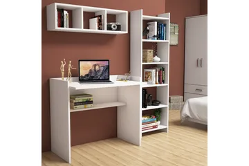 Edging Kontorsmöbelset 90 cm - Vit - Möbler - Bord & matgrupp - Kontorsbord - Skrivbord