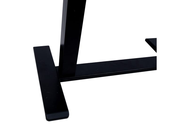 Ergo Justerbart Skrivbord i Metall med Träskiva - Svart - Möbler - Bord & matgrupp - Kontorsbord - Skrivbord