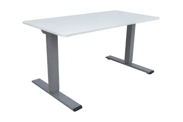 Ergo Optimal Skrivbord med 2 motor 140x80 cm Gråvit/Grå - Möbler - Bord & matgrupp - Kontorsbord - Skrivbord