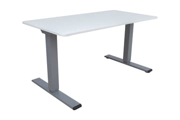 Ergo Optimal Skrivbord med 2 motor 160x80 cm Gråvit/Grå - Möbler - Bord & matgrupp - Kontorsbord - Skrivbord