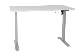 Ergosum Skrivbord 140 cm Höj-och Sänkbar - Grå/Vit - Möbler - Bord & matgrupp - Kontorsbord - Skrivbord