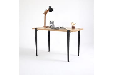 Skrivbord Eridanos 60x120 cm Brun/Svart - Hanah Home - Möbler - Bord & matgrupp - Kontorsbord - Skrivbord