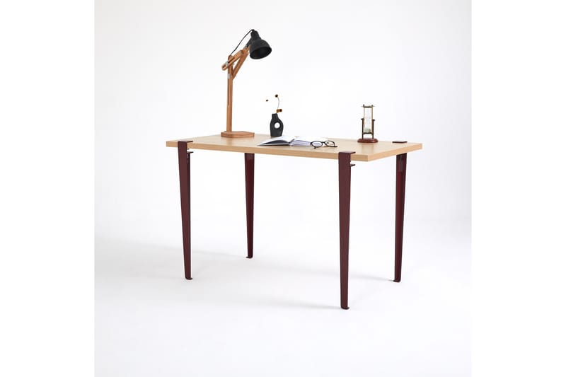 Skrivbord Eridanos 60x120 cm Mörkbrun - Hanah Home - Skrivbord - Datorbord