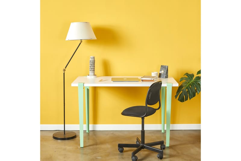 Skrivbord Eridanos 60x120 cm Vit/Blå/Grön - Hanah Home - Skrivbord - Datorbord