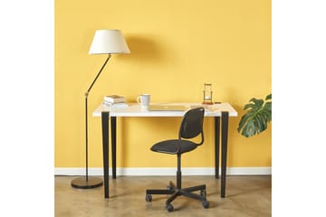 Skrivbord Eridanos 60x120 cm Vit/Svart - Hanah Home - Möbler - Bord & matgrupp - Kontorsbord - Skrivbord