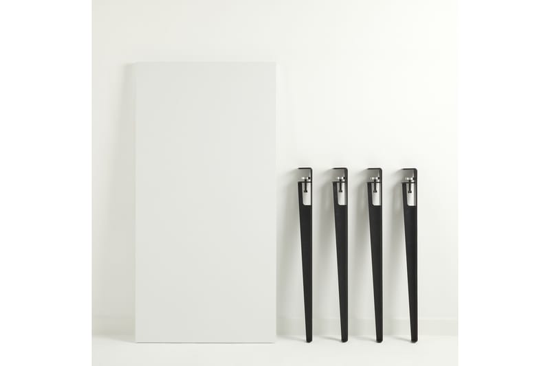 Skrivbord Eridanos 60x120 cm Vit/Svart - Hanah Home - Möbler - Bord & matgrupp - Kontorsbord - Skrivbord