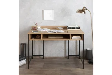 Fagersanna Skrivbord 120 cm med Förvaring Hyllor - Svart - Möbler - Bord & matgrupp - Kontorsbord - Skrivbord