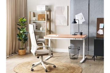 Farhan Skrivbord 60x120 cm - Vit/Ljust trä - Möbler - Bord & matgrupp - Kontorsbord - Skrivbord