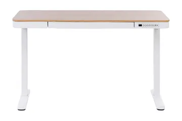 Farhan Skrivbord 60x120 cm - Vit/Ljust trä - Möbler - Bord & matgrupp - Kontorsbord - Skrivbord