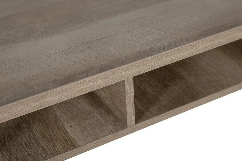 Forresa Skrivbord 120 cm med Förvaring Hylla - Mörkbrun/Svart - Möbler - Bord & matgrupp - Kontorsbord - Skrivbord