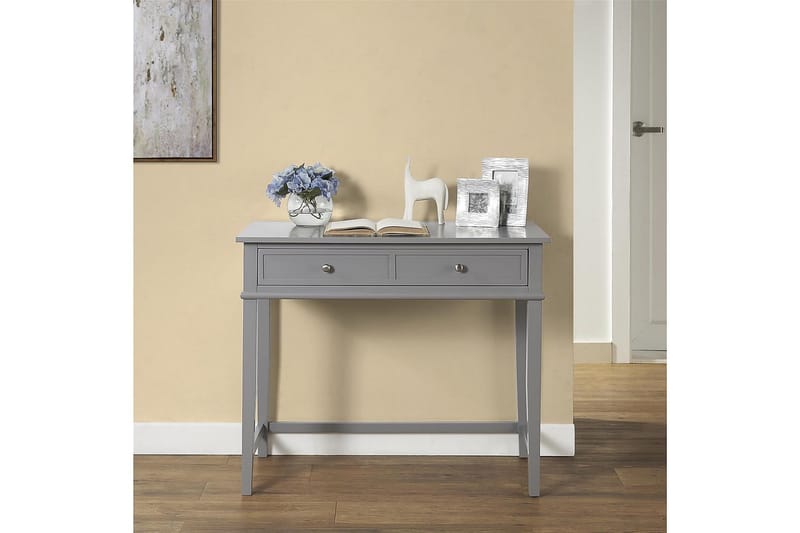 Franklin Skrivbord 90 cm med Förvaring Låda Grå - Dorel Home - Möbler - Bord & matgrupp - Kontorsbord - Skrivbord