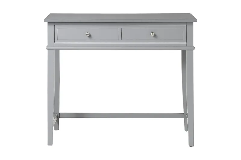 Franklin Skrivbord 90 cm med Förvaring Låda Grå, Dorel Home