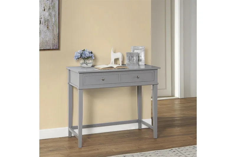 Franklin Skrivbord 90 cm med Förvaring Låda Grå - Dorel Home - Möbler - Bord & matgrupp - Kontorsbord - Skrivbord