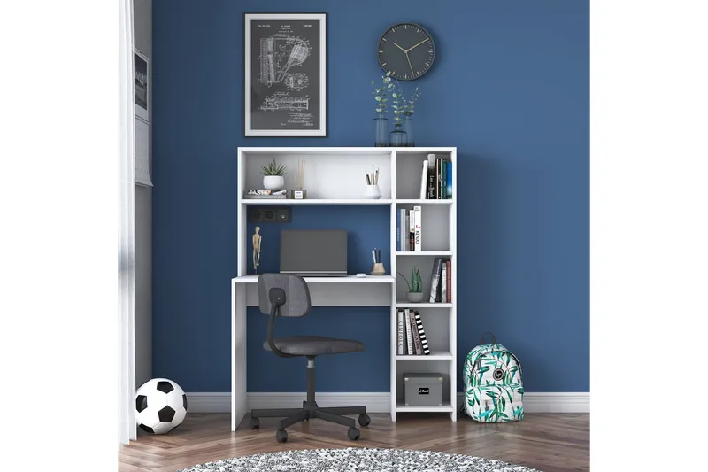 Freal Skrivbord 113 cm - Vit - Möbler - Bord & matgrupp - Kontorsbord - Skrivbord