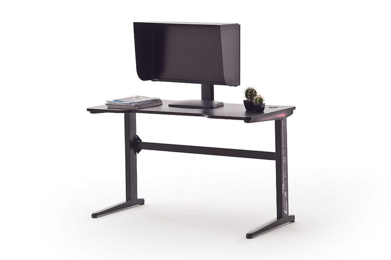 Gaming Skrivbord Banson Basic 2 120 cm - Svart - Skrivbord - Datorbord
