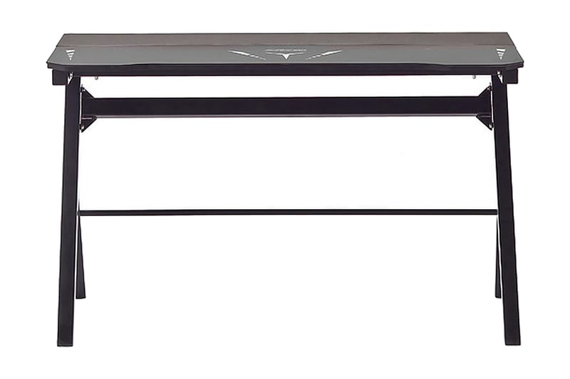 Gaming Skrivbord Banson Basic 4 120 cm - Glas/Svart - Skrivbord - Datorbord