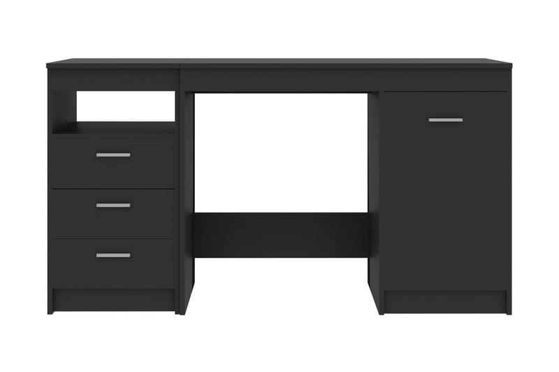 Skrivbord grå 140x50x76 cm spånskiva - Grå - Skrivbord - Datorbord