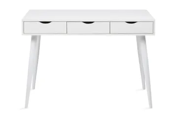 Gradina Skrivbord 110 cm med Förvaring 3 Lådor - Vit - Möbler - Bord & matgrupp - Kontorsbord - Skrivbord