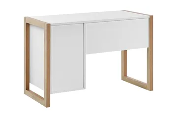 Graysburg Skrivbord 110 cm med Förvaring - Vit/Ljust Trä - Möbler - Bord & matgrupp - Kontorsbord - Skrivbord