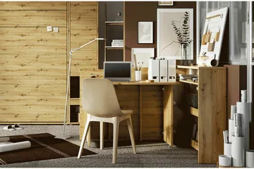 Grianan Skrivbord 136 cm Brown - Möbler - Bord & matgrupp - Kontorsbord - Skrivbord - Hörnskrivbord