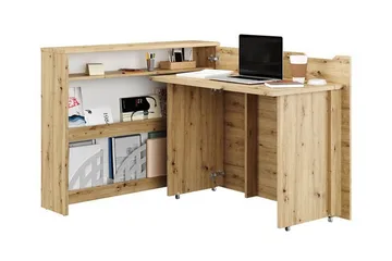 Grianan Skrivbord 136 cm Brown - Möbler - Bord & matgrupp - Kontorsbord - Skrivbord - Hörnskrivbord