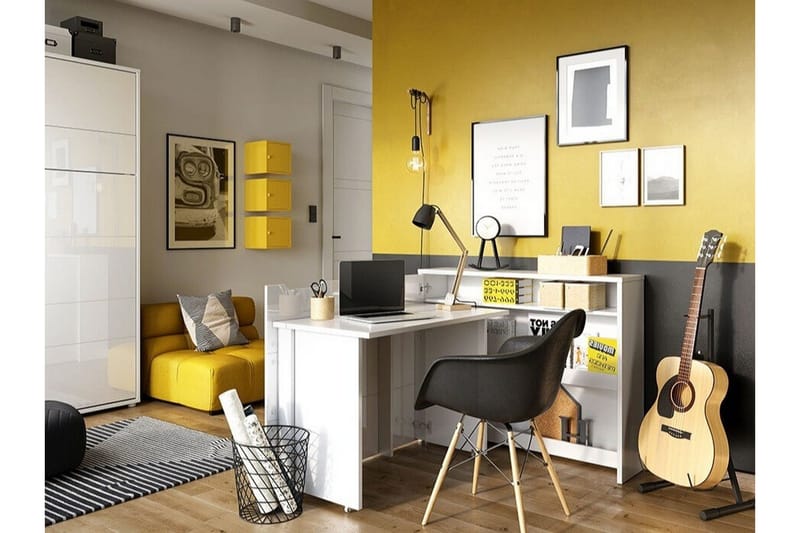 Grianan Skrivbord 136 cm White - Möbler - Bord & matgrupp - Kontorsbord - Skrivbord - Hörnskrivbord