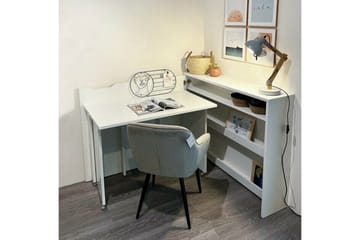 Grianan Skrivbord 136 cm White - Möbler - Bord & matgrupp - Kontorsbord - Skrivbord - Hörnskrivbord