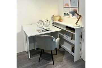 Grianan Skrivbord 136 cm White - Möbler - Bord & matgrupp - Kontorsbord - Skrivbord - Hörnskrivbord