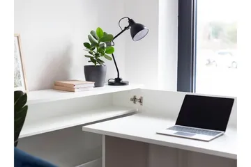 Grianan Skrivbord 136 cm White - Möbler - Bord & matgrupp - Kontorsbord - Skrivbord