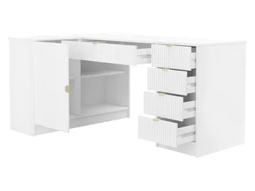 Gudelia Skrivbord 158 cm - brun - Möbler - Bord & matgrupp - Kontorsbord - Skrivbord - Hörnskrivbord