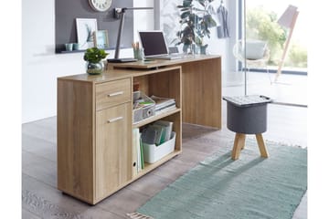 Gulshan Hörnskrivbord 120 cm - Brun/Natur - Möbler - Bord & matgrupp - Kontorsbord - Skrivbord - Hörnskrivbord