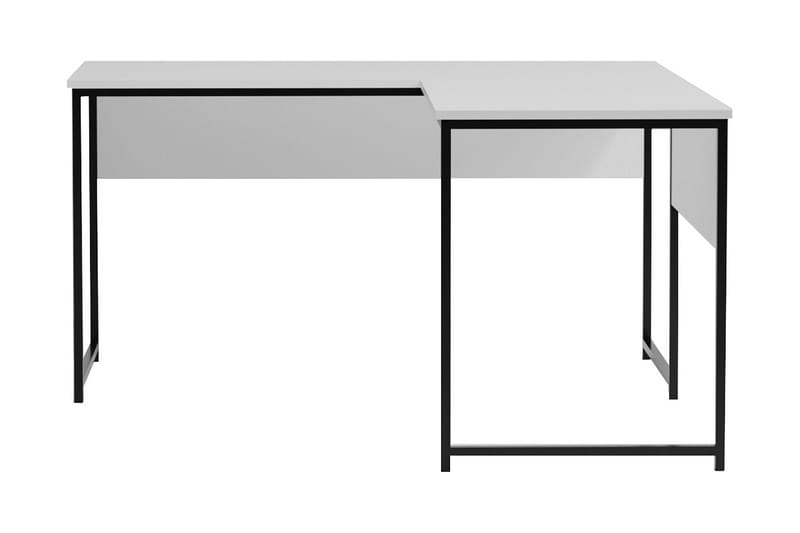 Hörnskrivbord Tasarima 160 cm - Vit/Svart - Hörnskrivbord