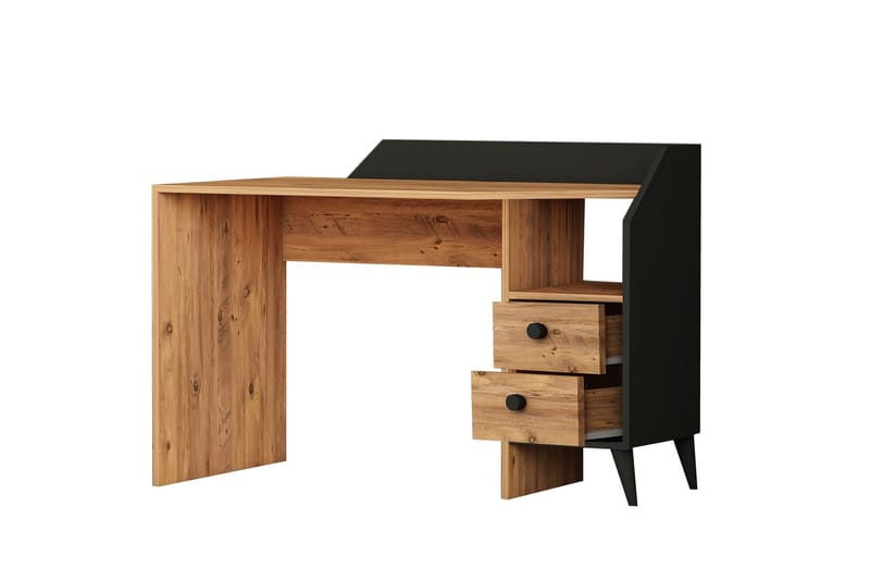 Skrivbord Hafing 120x55 cm Mörkblå/Svart - Hanah Home - Möbler - Bord & matgrupp - Kontorsbord - Skrivbord