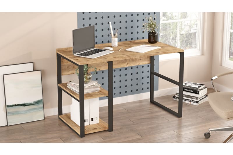 Skrivbord Hitesh 60x120 cm Mörkblå - Hanah Home - Möbler - Bord & matgrupp - Kontorsbord - Skrivbord