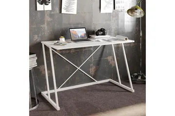 Holmö Skrivbord 120 cm - Vit - Möbler - Bord & matgrupp - Kontorsbord - Skrivbord