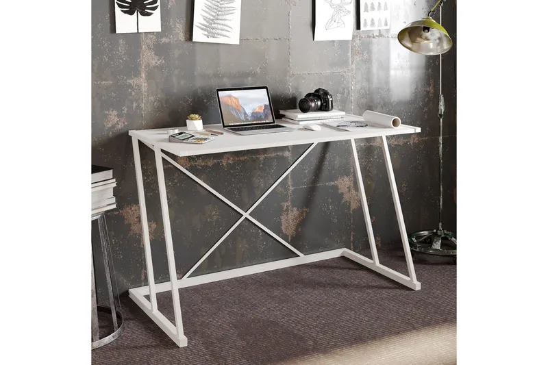 Holmö Skrivbord 120 cm - Vit - Möbler - Bord & matgrupp - Kontorsbord - Skrivbord