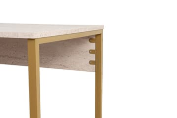 Skrivbord Hu 60x240 cm - Beige/Guld - Möbler - Bord & matgrupp - Kontorsbord - Skrivbord
