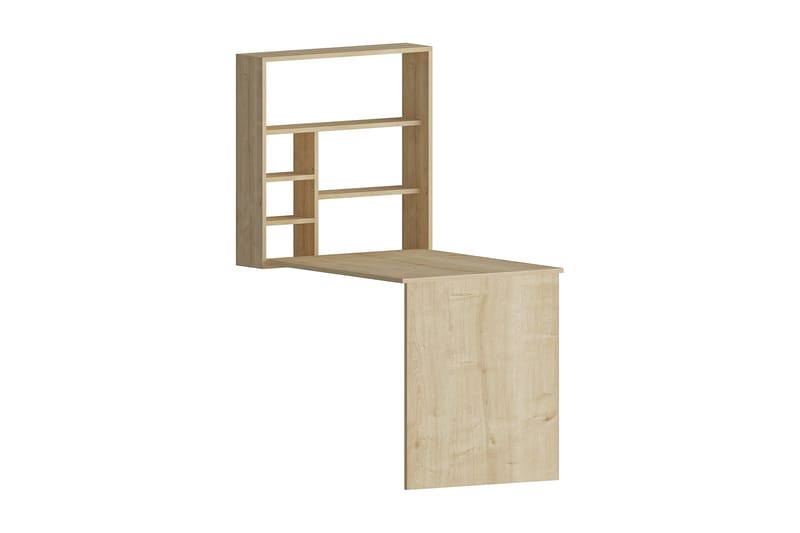 Irbene Väggskrivbord 59 cm med Förvaring Hylla - Natur - Möbler - Bord & matgrupp - Kontorsbord - Skrivbord