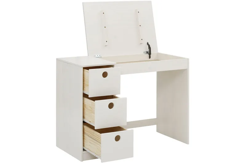 Masoomya Skrivbord 100 cm - Vit - Möbler - Bord & matgrupp - Kontorsbord - Skrivbord