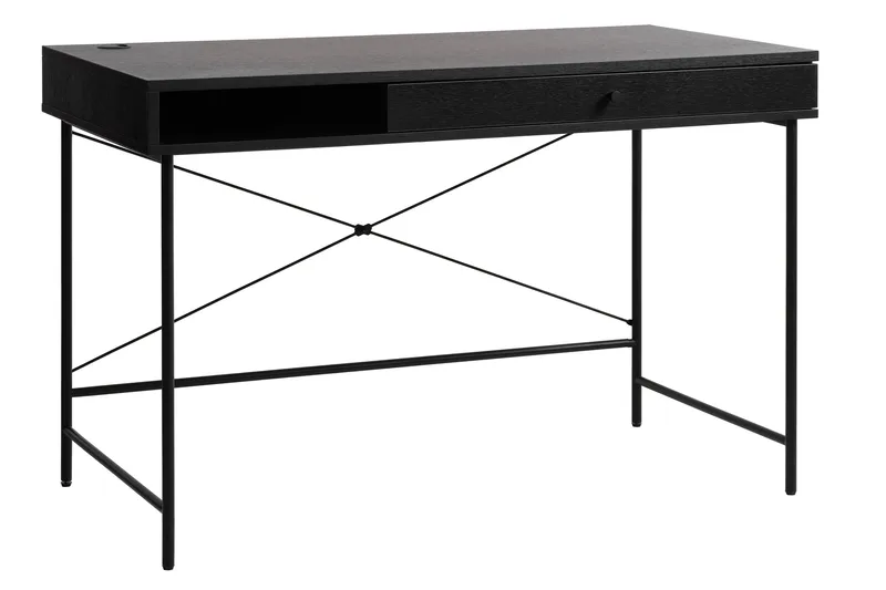 Kamello Skrivbord 120 cm - Svart - Möbler - Bord & matgrupp - Kontorsbord - Skrivbord