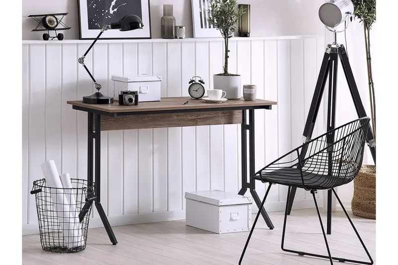 Kashay Skrivbord 120 cm - Brun/Grå - Möbler - Bord & matgrupp - Kontorsbord - Skrivbord