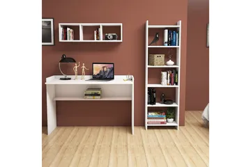 Kazeck Kontorsmöbelset 118 cm - Vit - Möbler - Bord & matgrupp - Kontorsbord - Skrivbord