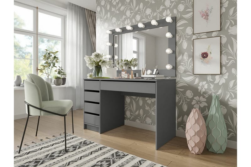 Kintore Skrivbord 120 cm Anthracite - Möbler - Bord & matgrupp - Kontorsbord - Skrivbord