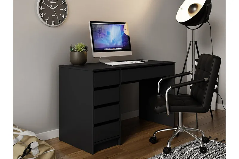 Kintore Skrivbord 120 cm Black - Möbler - Bord & matgrupp - Kontorsbord - Skrivbord