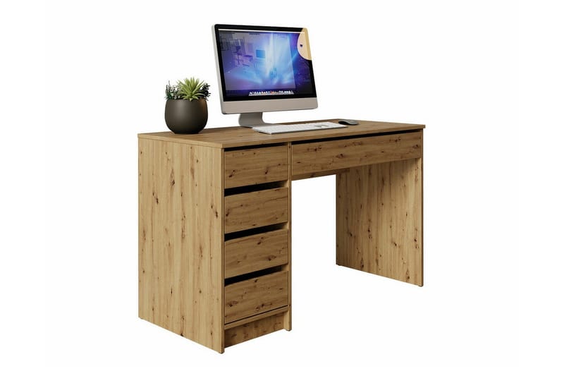Kintore Skrivbord 120 cm NO_BRAND Brown - Möbler - Bord & matgrupp - Kontorsbord - Skrivbord