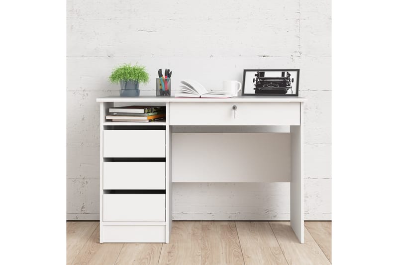 Klintberg Skrivbord 109 cm - Vit - Möbler - Bord & matgrupp - Kontorsbord - Skrivbord